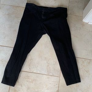 FINAL PRICE DROP Gap black pants. Ultra skinny fit. Size 12